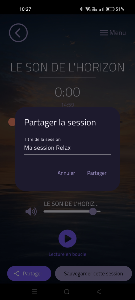 Partager la session